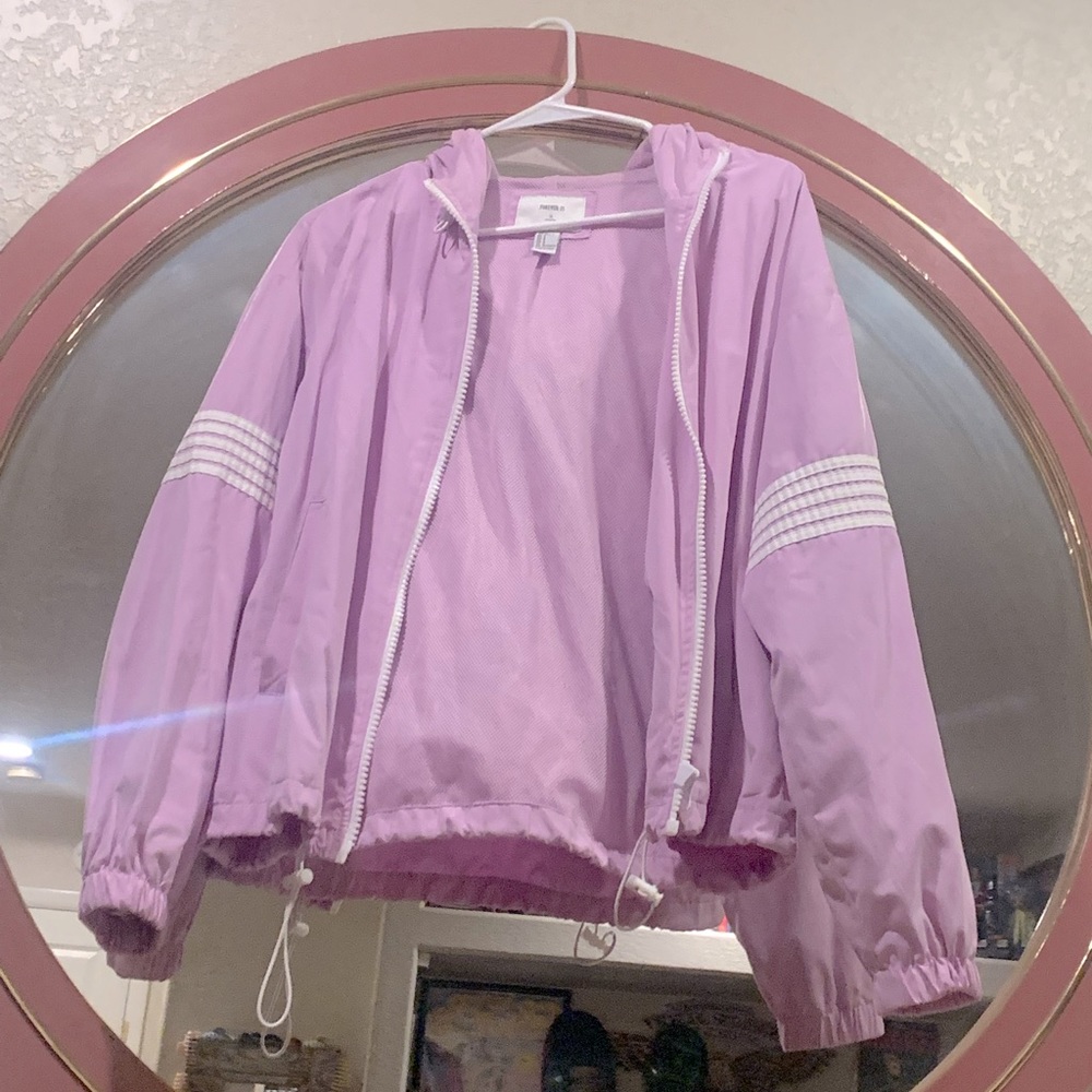 Purple windbreaker